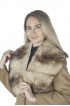 Polecat fur collar, Cream